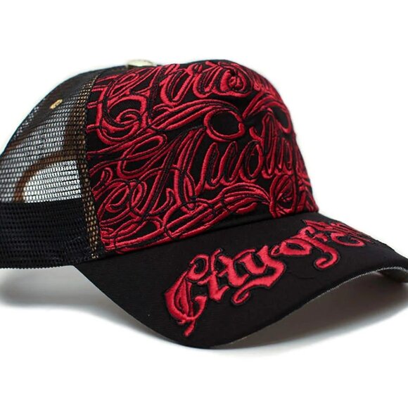 Maximal Designer Christian Audigier COA Hat Cap Unisex Truckers City of Angeles